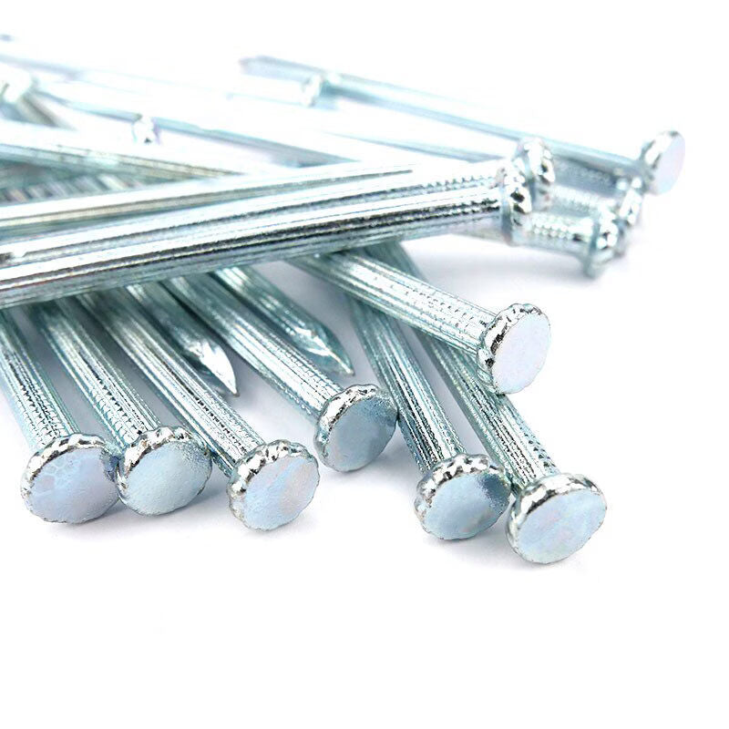 Mandelai cement nails, galvanized, rust-proof, straight-grained, hard, high-hardness cement nails, stainless steel nails, high-strength construction site nails, brick wall nails, concrete nails, galvanized cement nails, 100mm-1KG