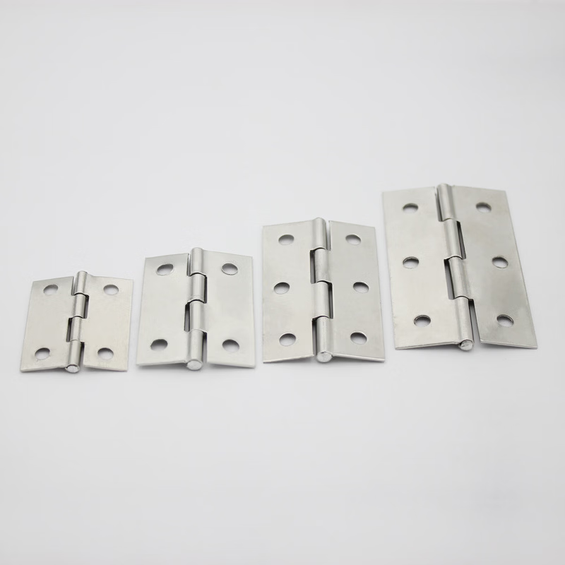 Jinzhenhe Small Hinge for Bags, Gifts, Wooden Boxes, Cabinet Doors, Wooden Doors [2.5 inch] Height 55mm, Width 33mm, Thickness 1mm / 20 pieces per pack