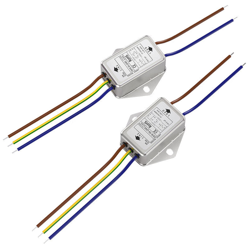 Angming CW1B-3/6/10A-L(040) Power Filter with Wired Audio Purifier AC EMI Suppression Enhanced Bipolar Filter CW1BL2-3A-L