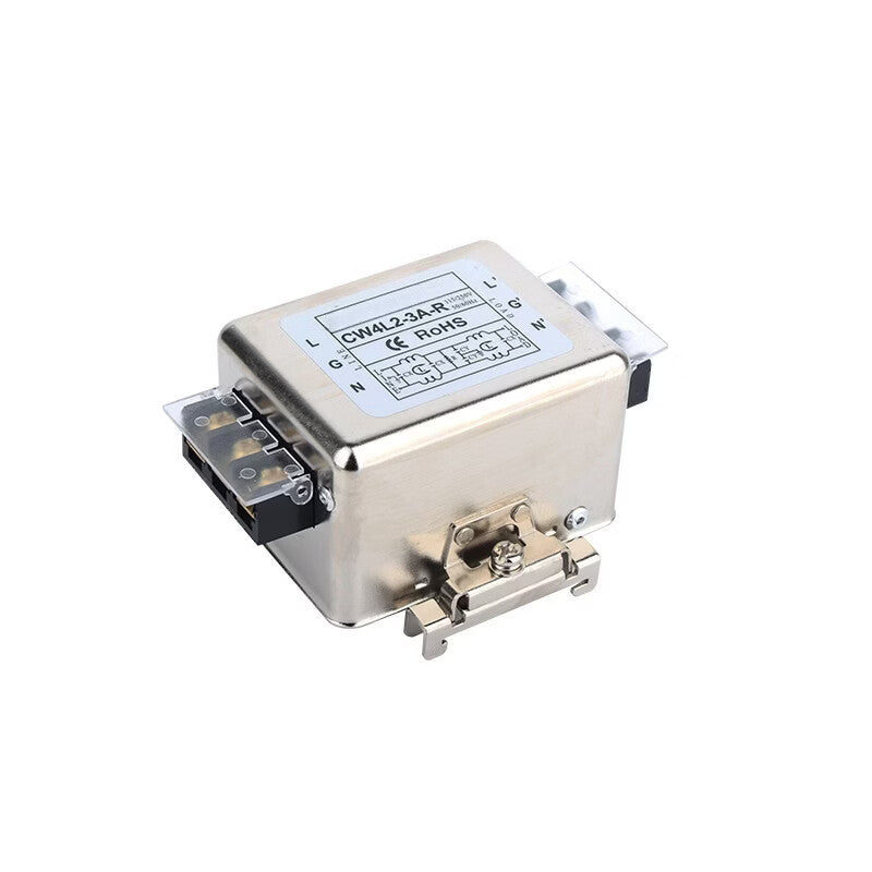 Angming Power Filter 220V 10A 20A 30 Terminal Block Rail Filter 20A Rail Mount CW4L2-20A-R
