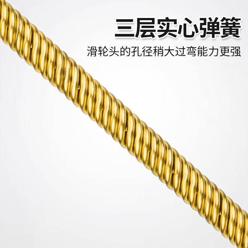 Chuke spring wire puller, electrician's wire pulling tool, wire guide, conduit puller, steel wire mesh cable, concealed wire, concealed conduit, 10 meters.