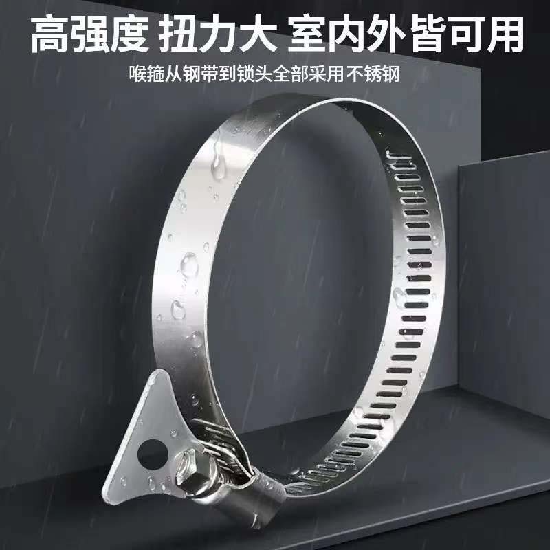 Yanran Stainless Steel Clip-on Water Pipe Fixing Hoop, Gas Pipe, Washing Machine 1-inch Pipe Universal [21-38mm] 20 Pieces