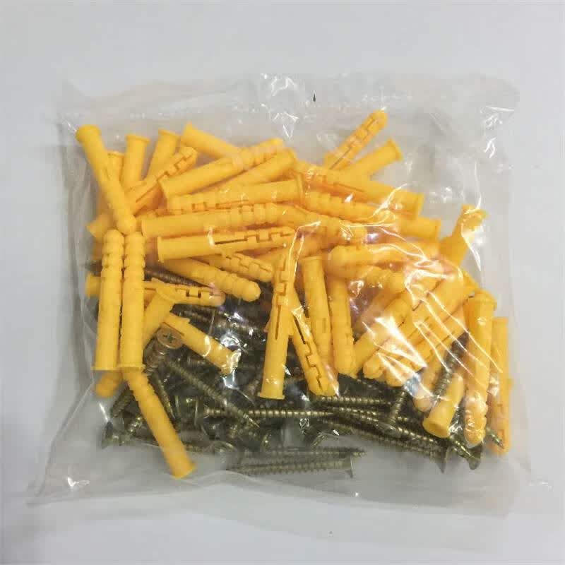 Hantiangong nylon plastic expansion tube extended expansion screw self-tapping screw, Xiaohuangyu M6*30 10 bags