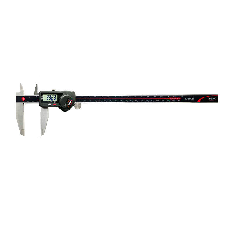Mahr 16ER High-Precision Digital Caliper 4103021/300mm Industrial Vernier Caliper with Rollers but No Stylus, Data Transmission Available (Data Cable Optional).