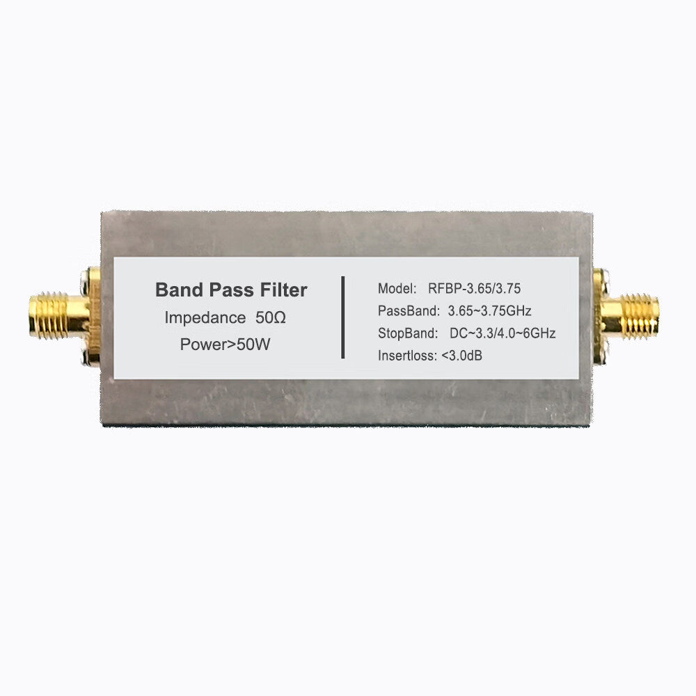 Angming SMA bandpass LC FM filter (frequency 0-6GHz) 3.7GHz bandpass filter