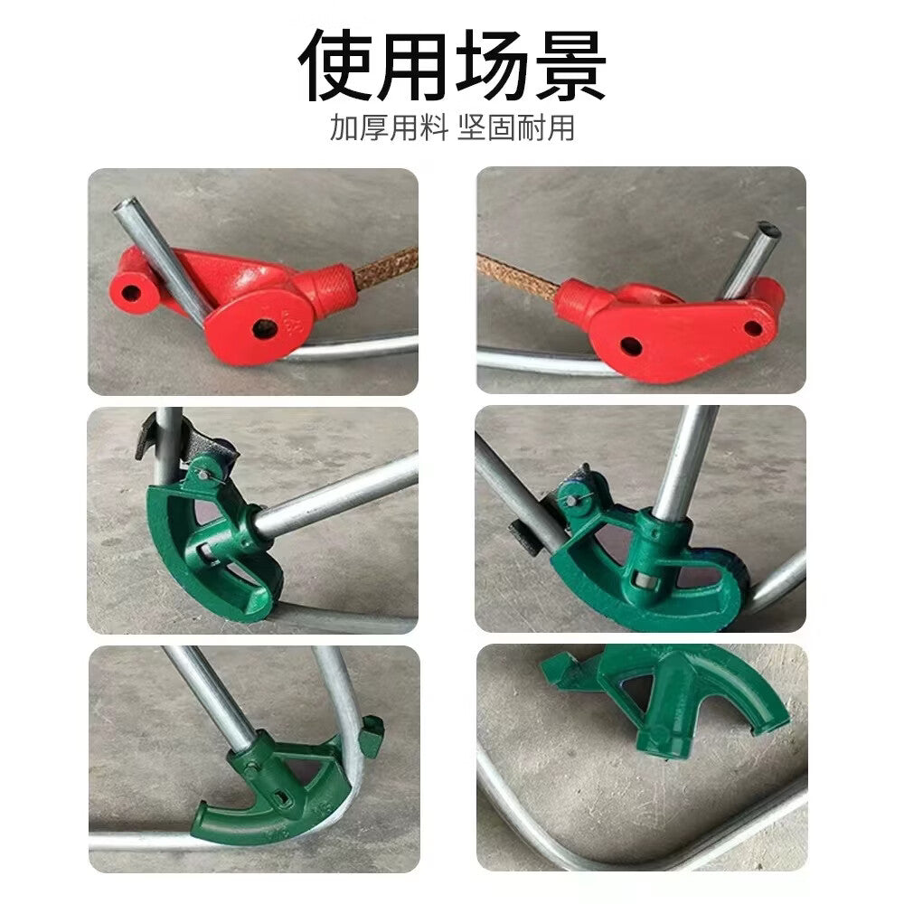 Masford pipe benders, copper pipes, steel pipes, galvanized pipes, iron pipes, electrical pipe benders, heavy-duty pipe benders, 4-point benders can bend 20mm pipes.
