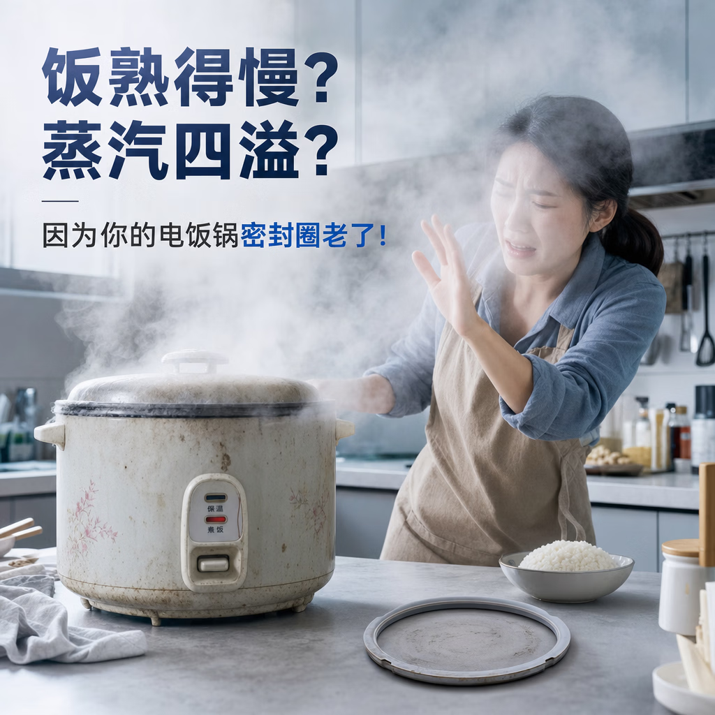 Bohuida compatible Midea electric pressure cooker sealing ring, old model electric pressure rice cooker leather ring silicone ring accessories