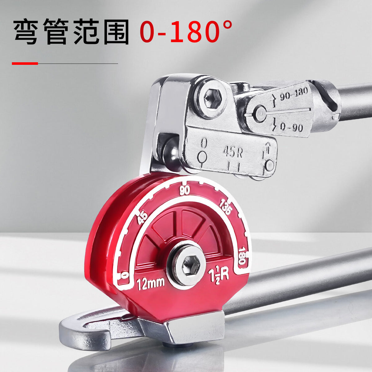 Coolanten manual pipe bender for air conditioning, underfloor heating, copper pipes, aluminum pipes, iron pipes, and thickened stainless steel pipes (6, 8, 10, 12, 14mm).