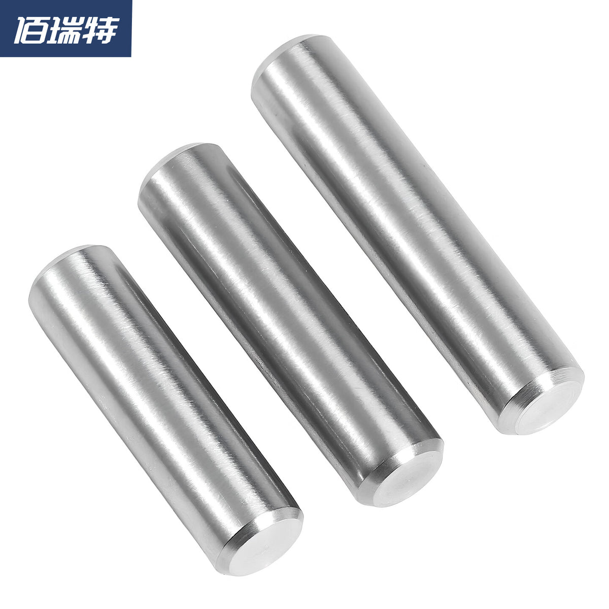 Bairuite 304 Stainless Steel Cylindrical Pins, Natural Color, M3*8 [350 pieces]