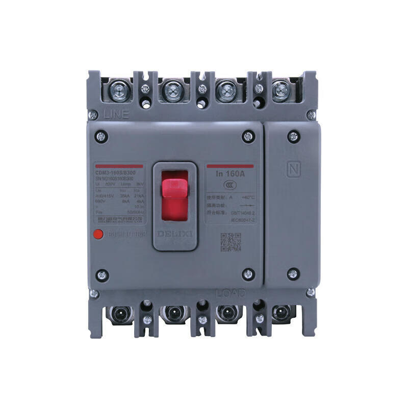 Delixi Electric Molded Case Circuit Breaker; CDM3-160S/4300B 100A