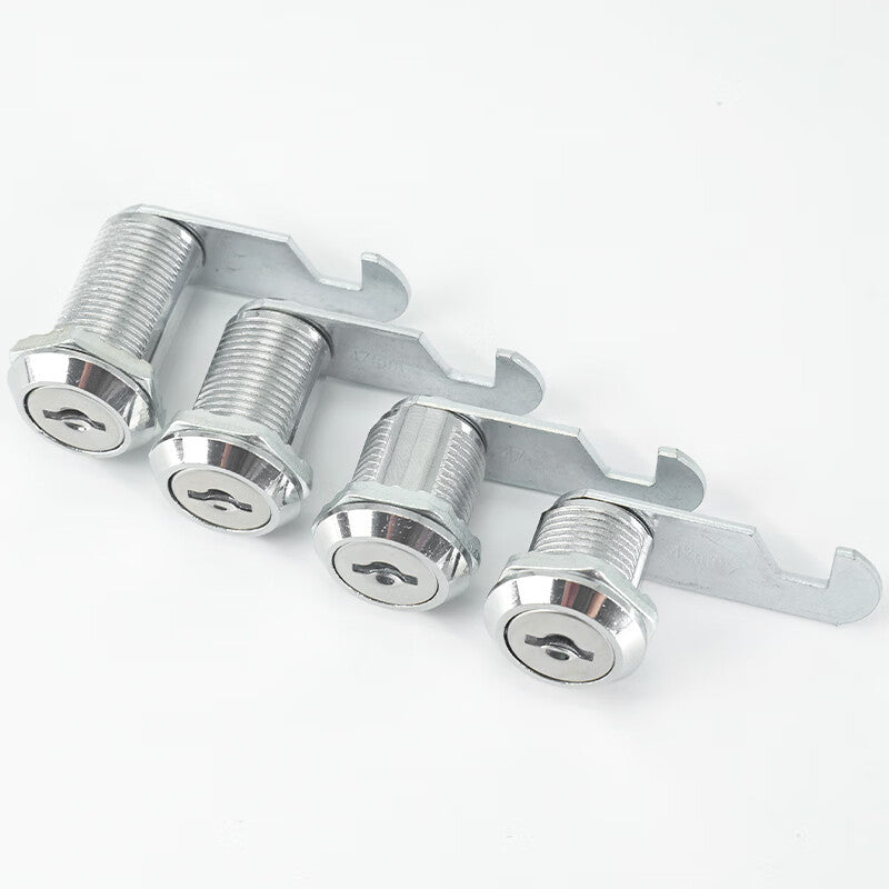 Bingyu Zinc Alloy Rotary Latch Lock, Mailbox Cabinet Lock, Office Document Drawer Lock, Round Electrical Box Lock, 20mm Through Opening/10 Pieces BH-687