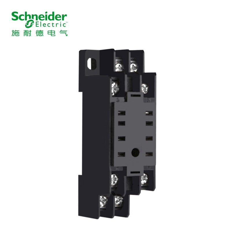 Schneider intermediate relay 24V set RXM series | 8 pins 2 open 2 closed 24VDC 5A | Intermediate relay with base RXM2LB2BD+RXZE1M2C with LED indicator