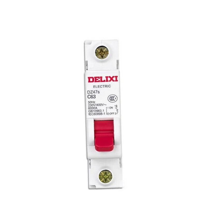 Delixi air switch small circuit breaker DZ47s C type 1P 40A; DZ47SN1C40