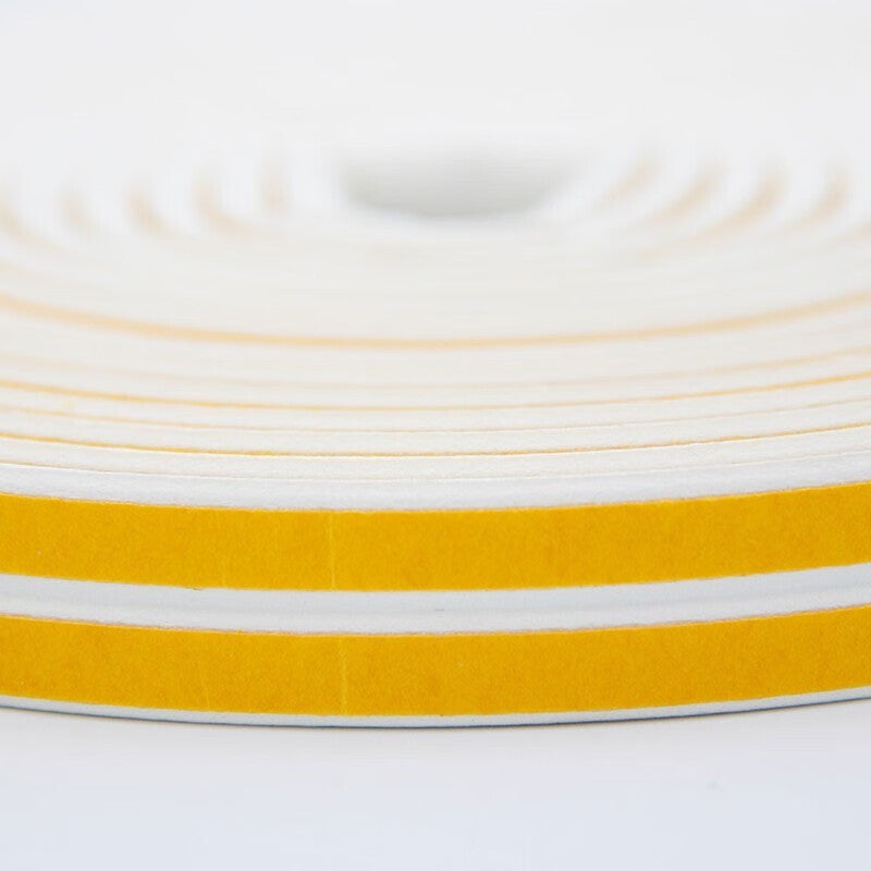 Wimete WIjj-308 Door and Window Sealing Strip, Soundproof and Leak-proof Sealing Strip, Thermal Insulation Strip, Type E, 9*4mm, White, 20 Meters