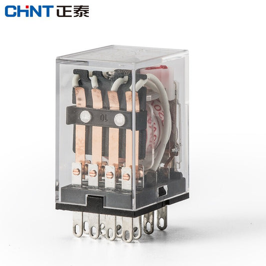 Chint (CHNT) JZX-22F-D-4Z-CA-AC220V small intermediate relay 14 feet (without base)