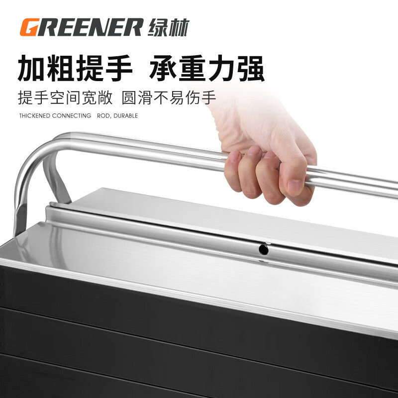 Greener Stainless Steel Tool Box Set – Industrial-Grade Portable Electrician's Tool Kit