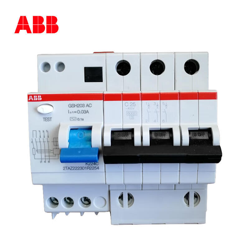 ABB GSH203 AC-C10 Residual Current Circuit Breaker - 0.03A