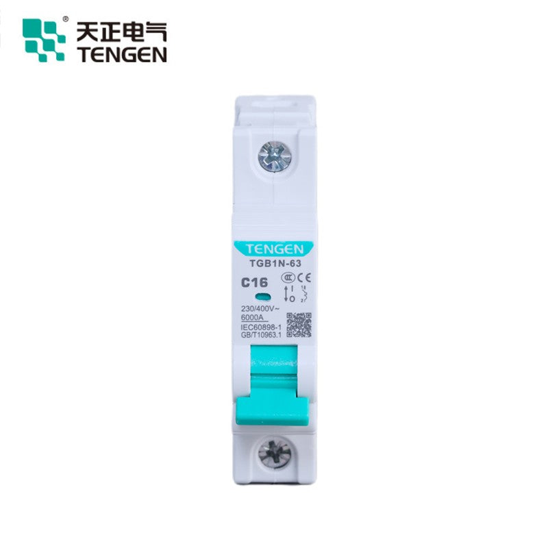 Tianzheng Electric TGB1N series 63 frame air switch small circuit breaker short circuit overload protection D type 2P 20A335012800674
