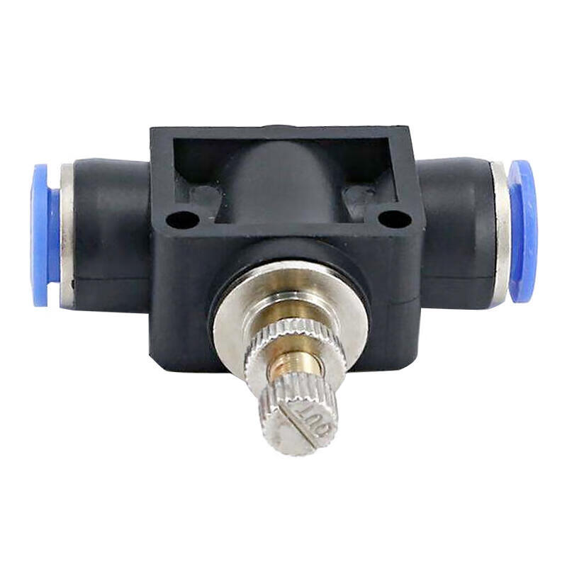 LSA adjustable pipeline throttle valve; blue and black LSA-6