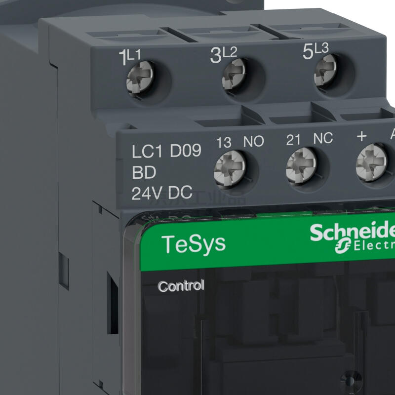 Schneider Electric TeSys D 3-Pole AC Contactor, 24VDC, 9A