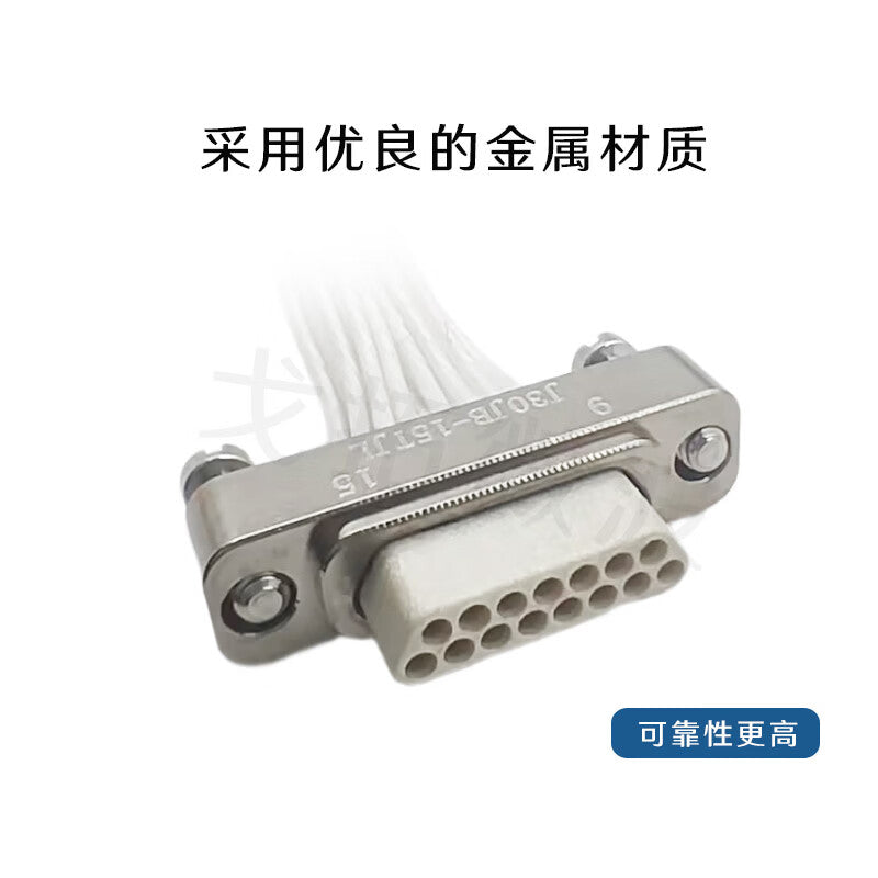 Goto Microwave Micro Rectangular Connector Assembly J30JB-15TJL(L250) 15-pin Aviation Plug with Cable