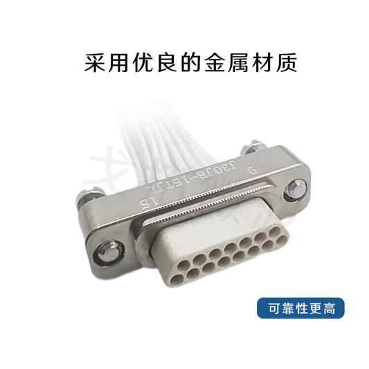 Goto Microwave Micro Rectangular Connector Assembly J30JB-15TJL(L250) 15-pin Aviation Plug with Cable