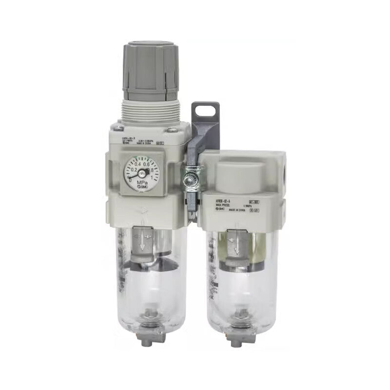SMC air combination components, filter pressure reducing valve + oil mist separator; AC30D-02DG-A