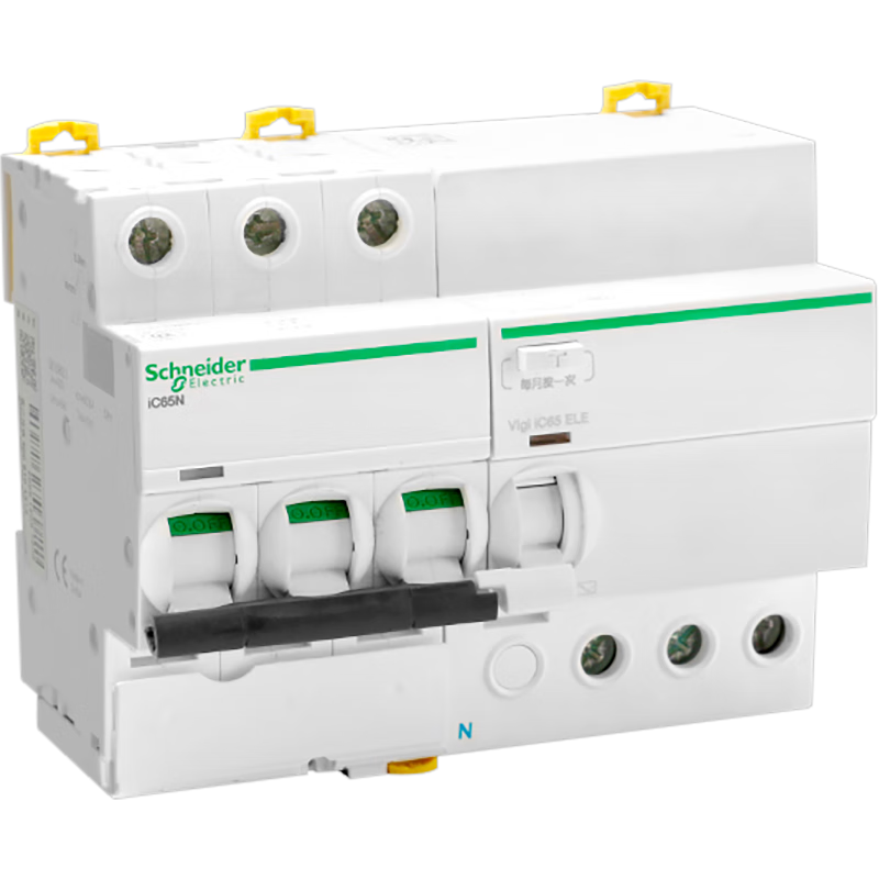 Schneider A9 Series 63A Leakage Protection Air Switch - 3P C Type