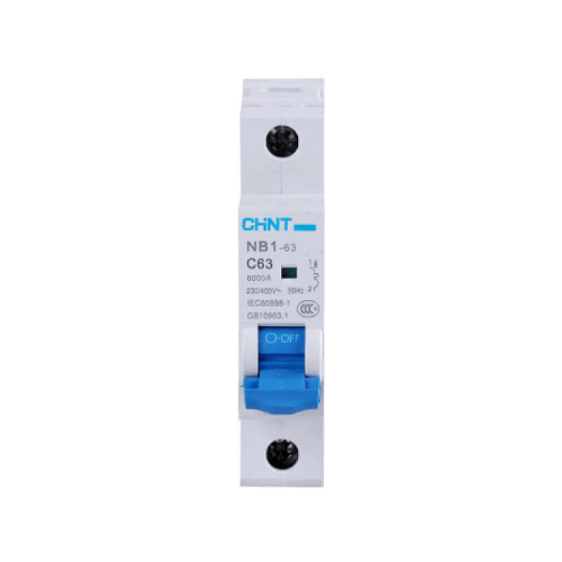 Chint miniature circuit breaker; NB1-63 1P C4 6kA(R)