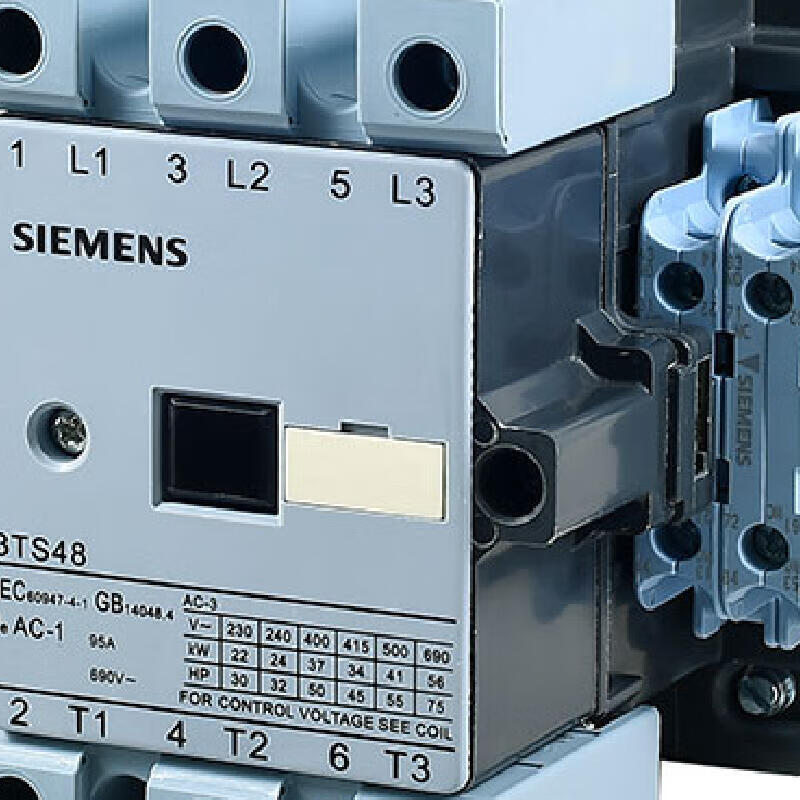Siemens 3TS50220XM0 Contactor 220V 105A with Auxiliary Contacts