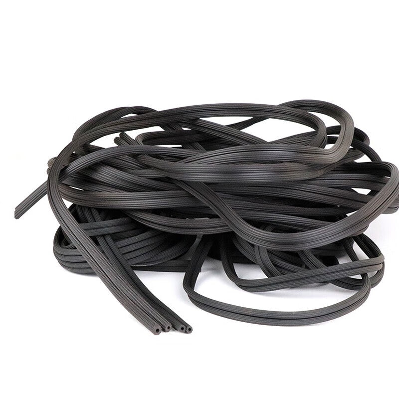 Winstan (50m) window screen sealing strip, aluminum alloy door and window sealing strip, soundproof and windproof rubber strip, fixing round strip, diameter 5.5mm WY06
