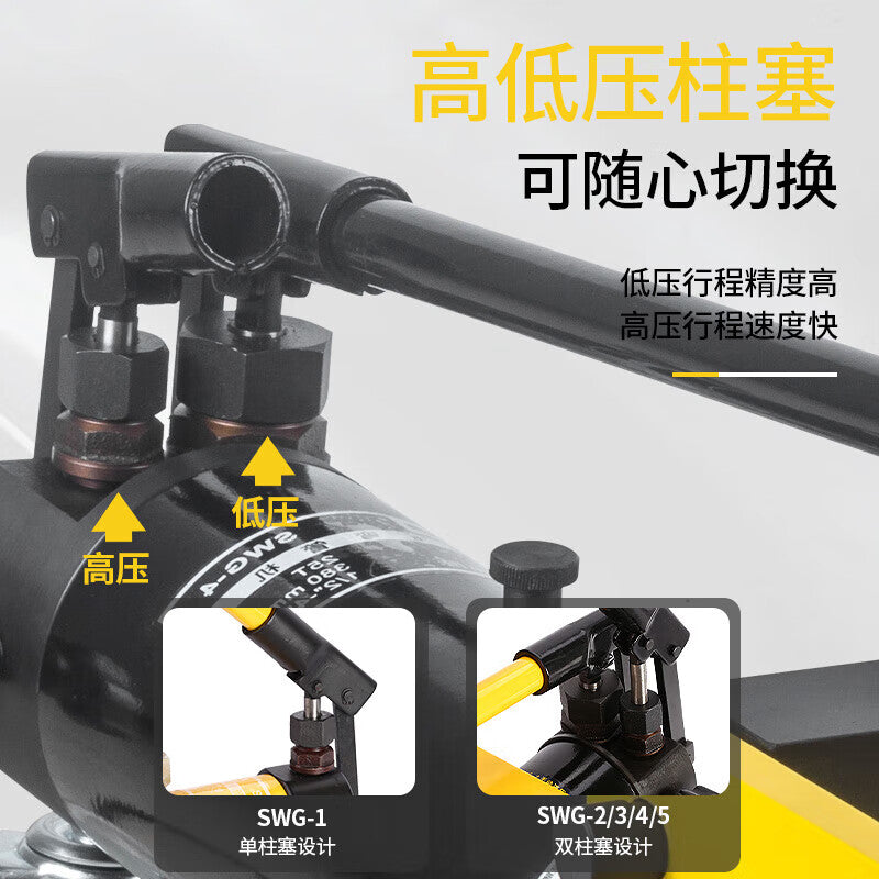 PipeSho SWG-12345 inch manual hydraulic pipe bending machine, electric pipe bending machine for galvanized pipes, iron pipes, and seamless steel pipes.