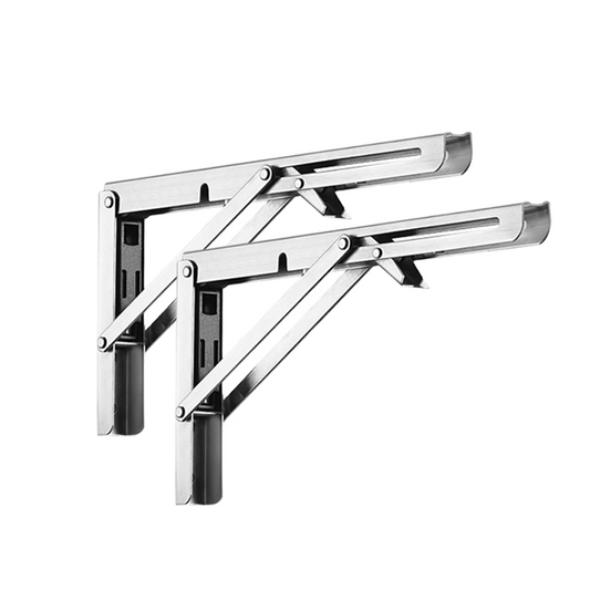 Pango Precision 304 Stainless Steel Triangular Shelf Support 20 inch/50 cm [2-pack]