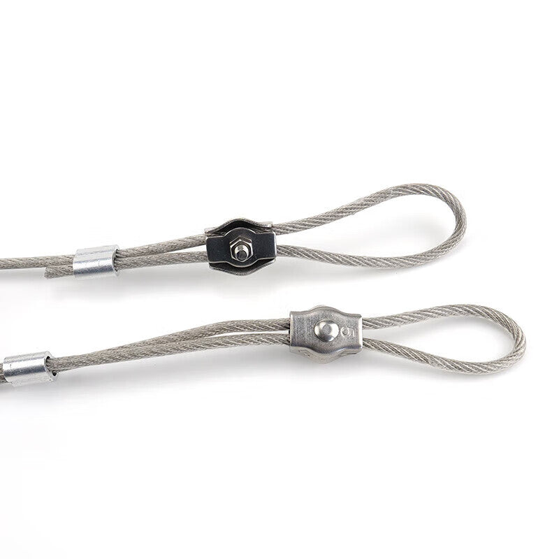 Jingu Lao 304 Stainless Steel Clothesline, Outdoor Tension Clothesline for Drying Blankets, Indoor Steel Wire Balcony Clothes Drying Cable, 18-meter Set