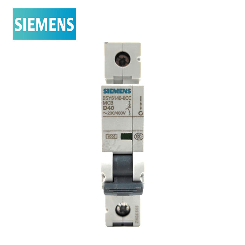 Siemens 5SY6140-8CC D Type 40A 1P 6KA Circuit Breaker