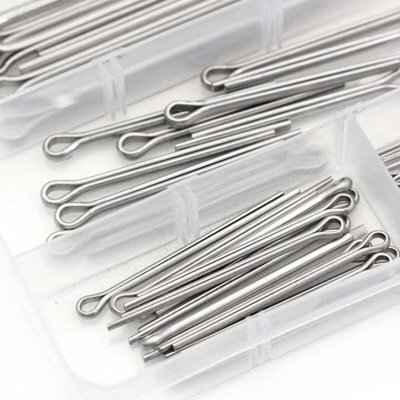 Platinum 304 Stainless Steel Cotter Pin, Flexible Hairpin Lock Pin, 304 Cotter Pin (M3 Set)