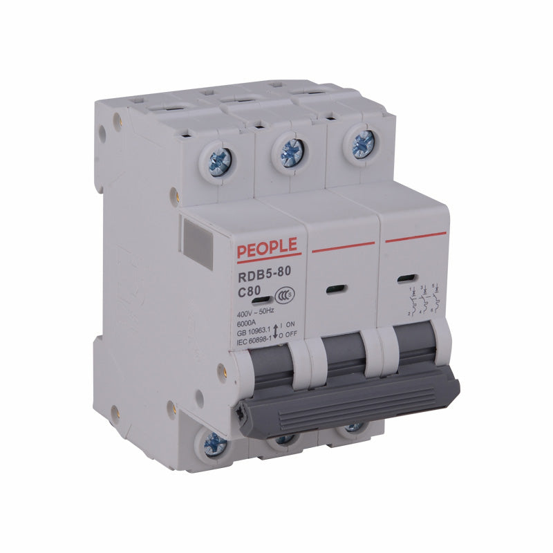 PEOPLE air switch air switch RDB5 series 80A C type 3P
