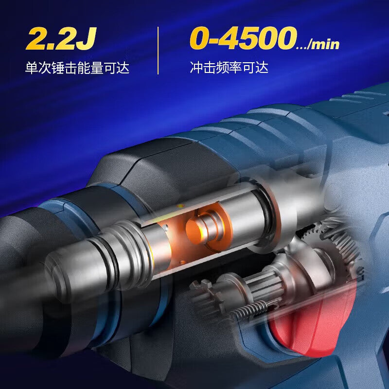 Dongcheng 20V Rechargeable Brushless Electric Hammer, DCZC22H2M