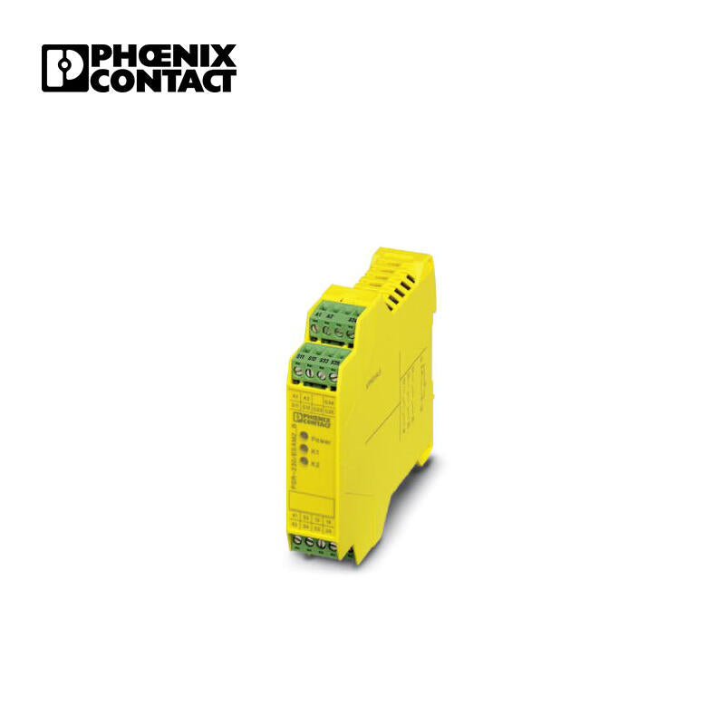 Phoenix INTERBUS Rugged Line adapter, used to convert remote fiber optic bus to remote copper bus; PSR-SCP-230AC/ESAM2/3X1/1X2/B