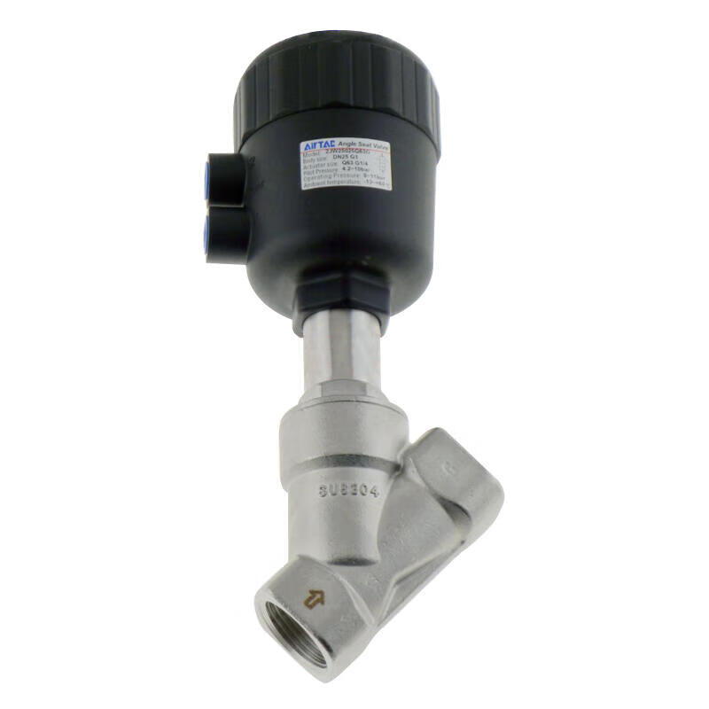 AirTAC 2-Port 2-Position Angle Seat Valve 2JW25025Q63T