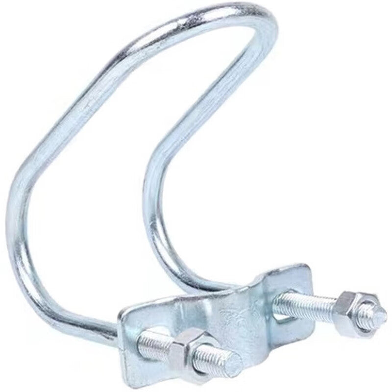 Deyu Industrial Products Double U-shaped Buckle, Steel Pipe Fixing Buckle, Construction Fastener, Cross Pipe Buckle, One Price, 6-point Buckle (25/25)