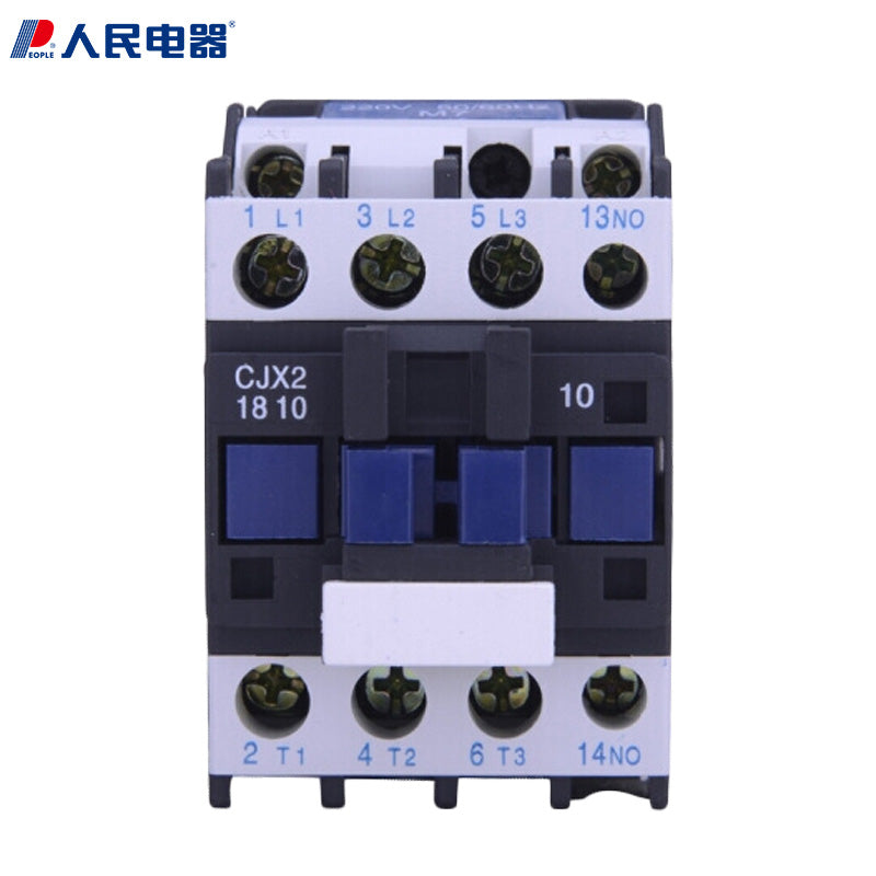 PEOPLE AC contactor CJX2 series contact relay 220V 18A 1810 normally open