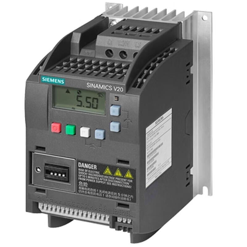 Siemens SINAMICS V20 1AC 220V inverter, no built-in filter 0.55kW AC220-240V; 6SL3210-5BB15-5UV1