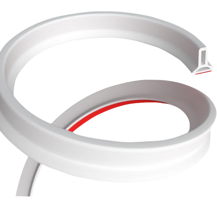 Huabi bathroom water barrier strip, shower room and toilet waterproof strip, toilet sink water-blocking and water-proofing strip, shower room waterproof strip, rubber strip, kitchen countertop and sink water barrier, 5 meters.