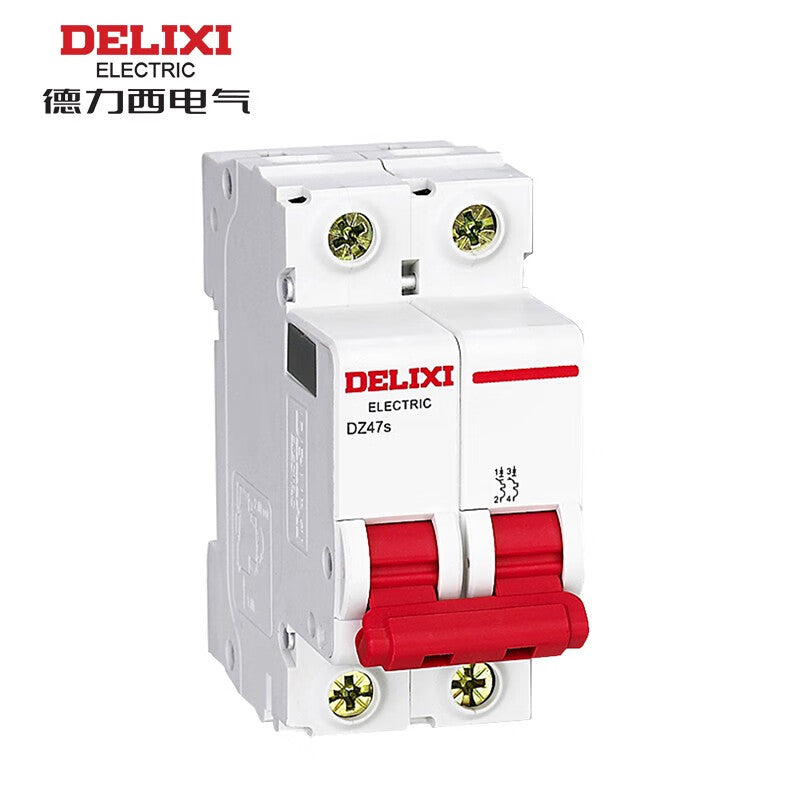 Delixi DZ47s 2P C 3A 6KA 400VAC DZ47SN2C3 miniature circuit breaker
