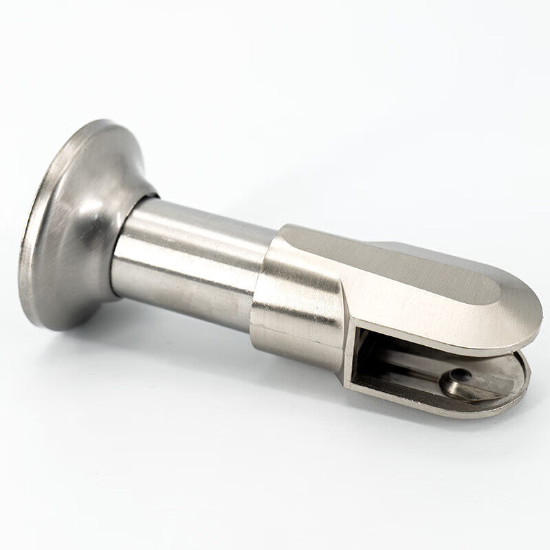 Jingu Lao KCAA-577 Public Toilet Support Legs, Toilet Partition Hardware Accessories, Stainless Steel Bracket Legs, Clamping Plates, 1 piece