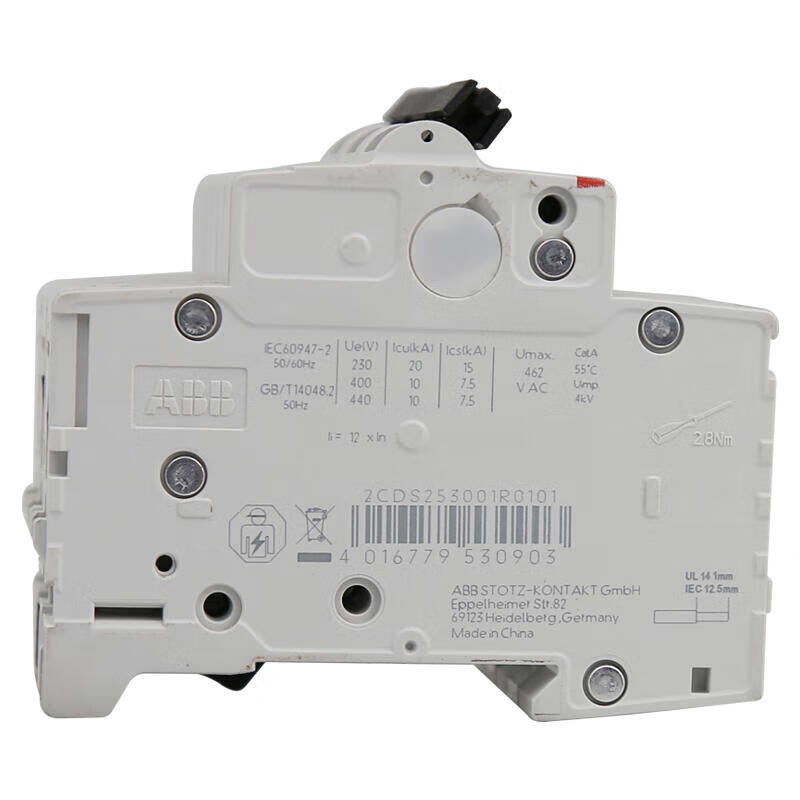 ABB S203-D10 Miniature Circuit Breaker, S200 Series