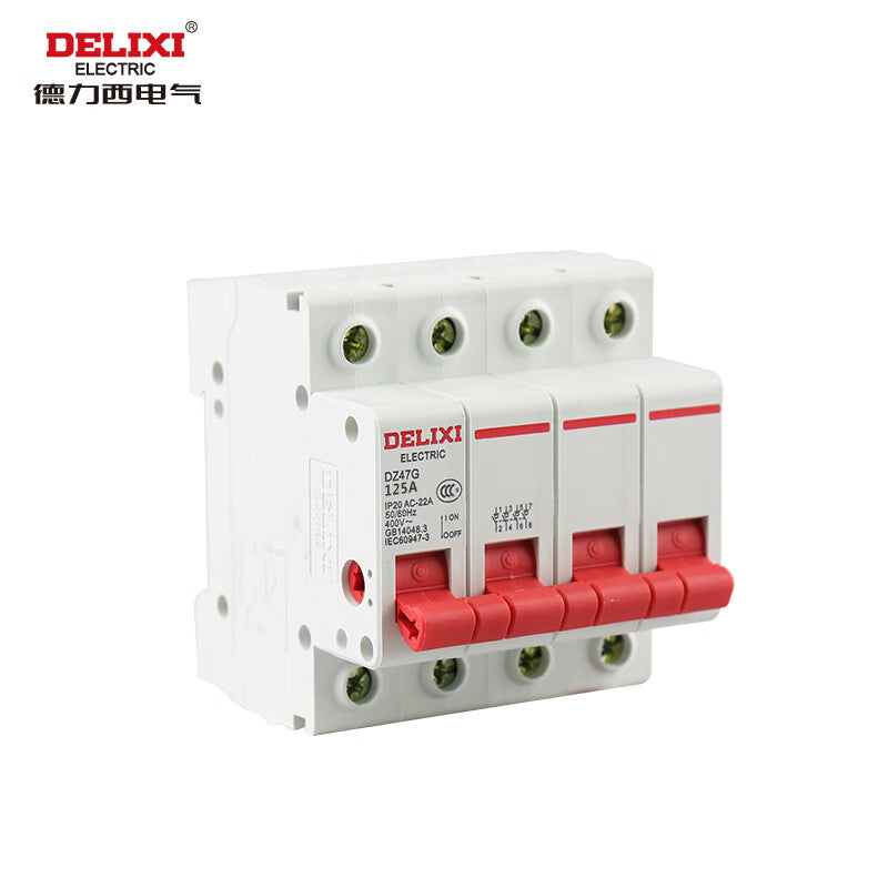 Delixi DZ47G-4P 125A Electrical Isolation Switch