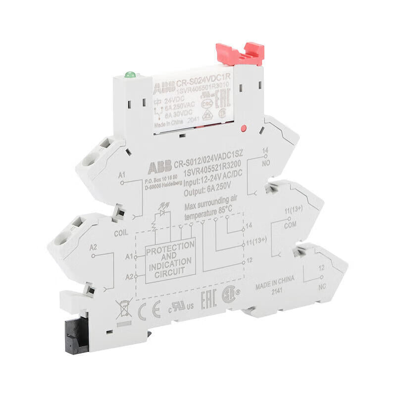ABB ultra-thin relay (relay + base); CR-S024VADC1CRS