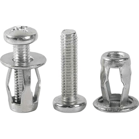 Xiaofeng Precision Manufacturing Petal Expansion Nut Screw Rivet Hollow Fixing Clip M6 (12 mm) [10 pieces]